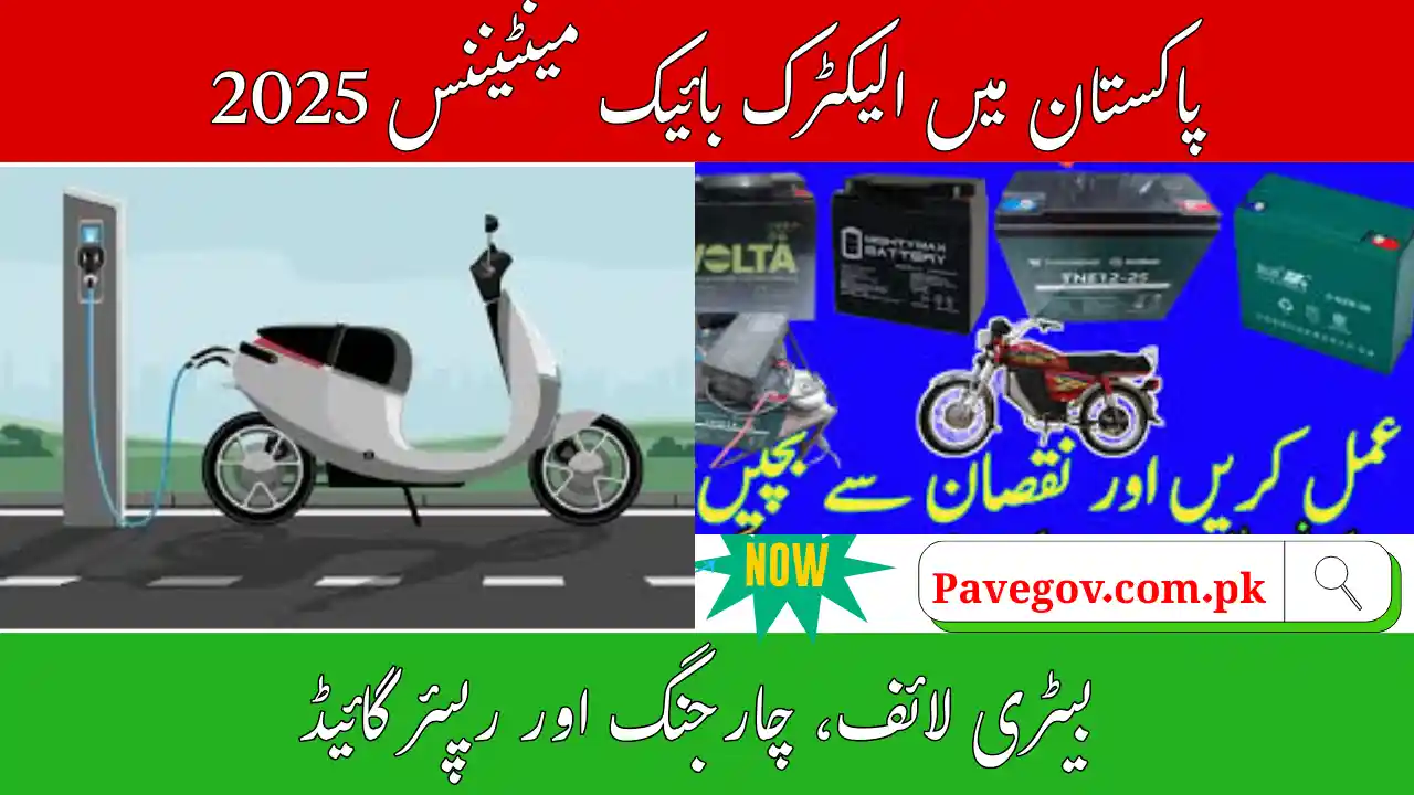 Electric Bike Maintenance in Pakistan