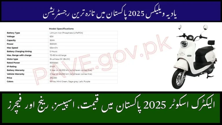 LIZA Electric Scooter 2025 in Pakistan Price, Specs, Range & Features 5 LIZA Electric Scooter 2025