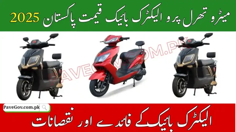 Metro Thrill Pro Electric Bike Price in Pakistan 2025 – Specs, Range & Features 4 Metro Thrill Pro Electric Bike Price in Pakistan