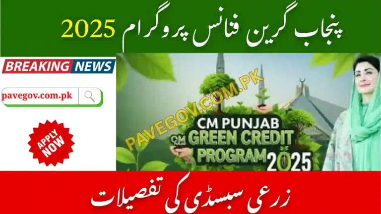 Punjab Green Finance 2025 – Opportunities Under PGCP 4 Punjab Green Finance 2025