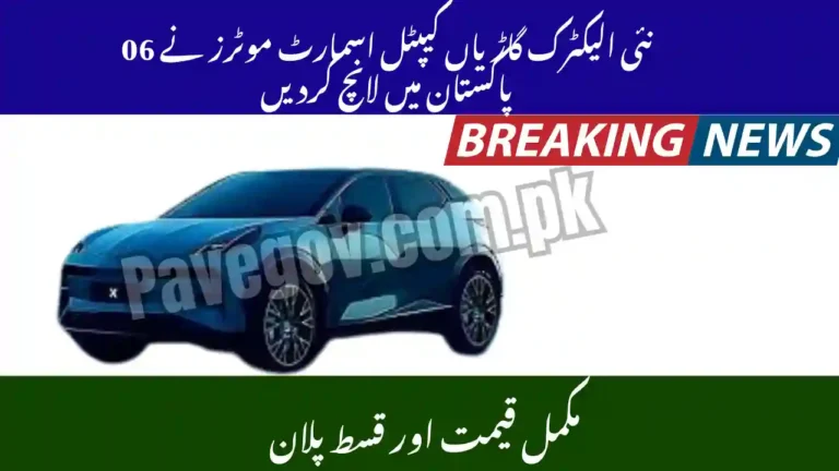 06 New EVs Launched by Capital Smart Motors in Pakistan – Full Price & Installment Plan 7 06 New EVs Launched by Capital Smart Motors in Pakistan