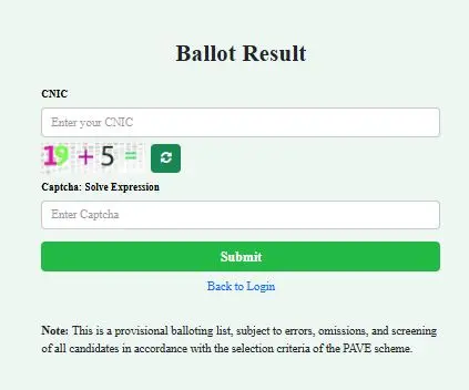 Electric Vehicle Balloting Results 2025