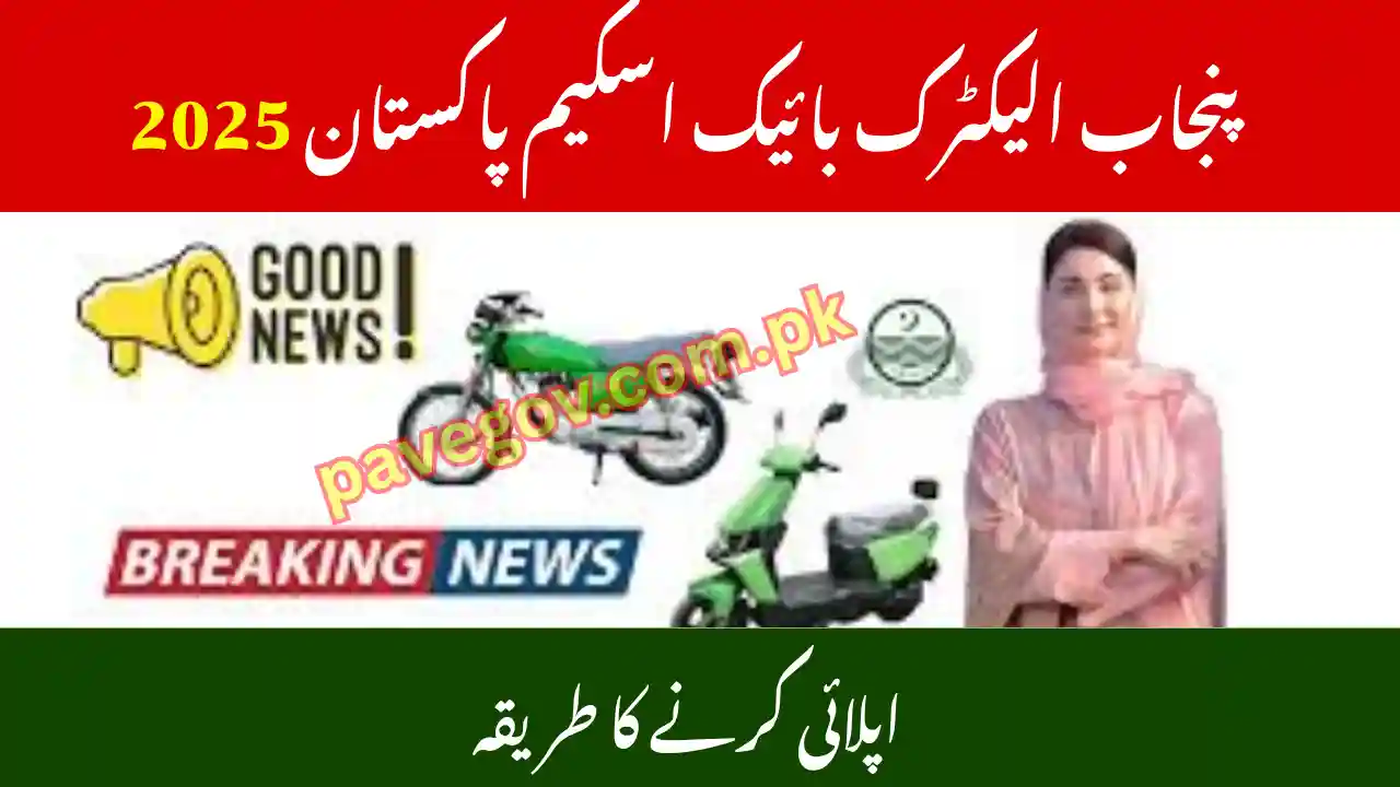 Punjab Electric Bike Scheme Pakistan