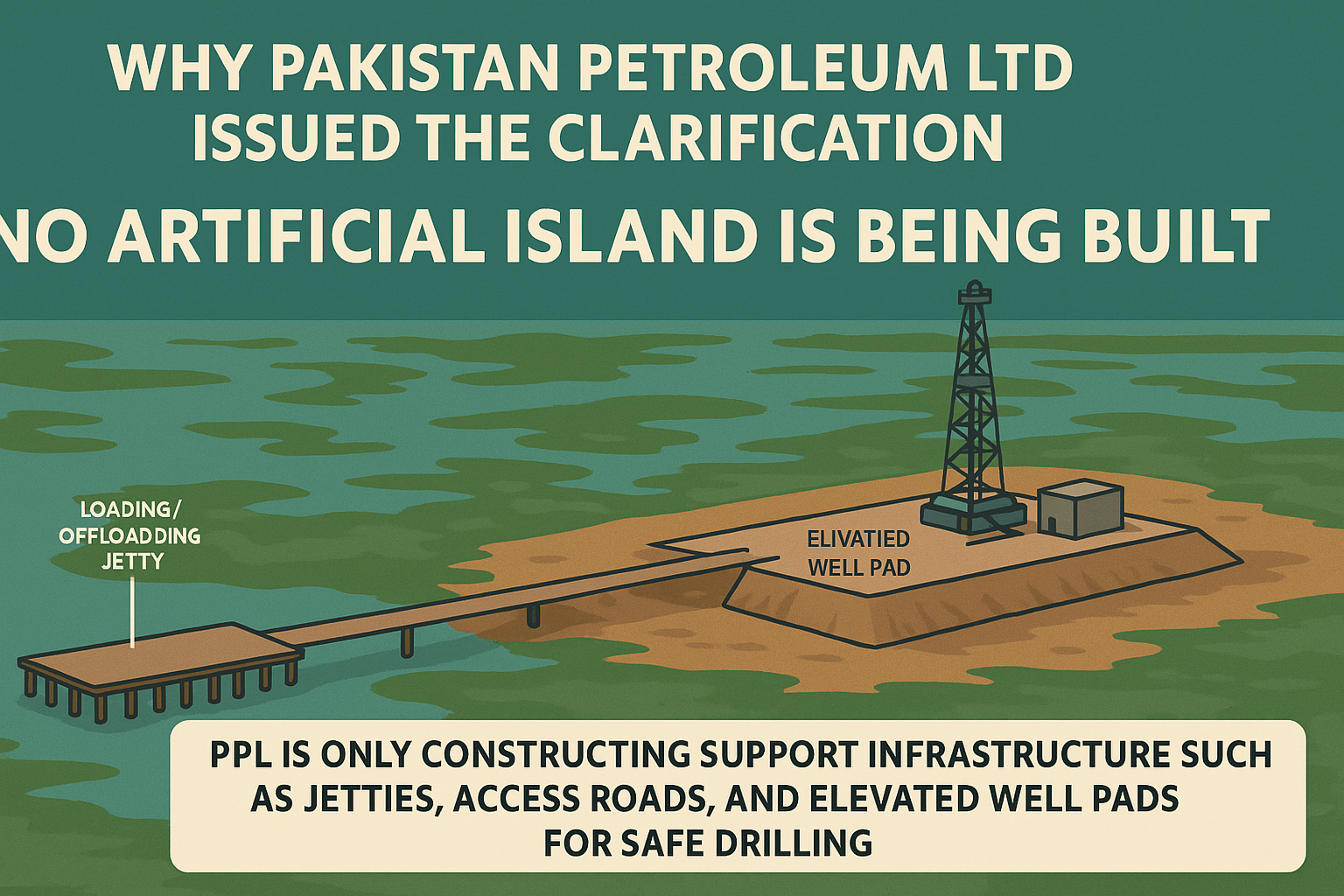 Pakistan Petroleum Ltd Denies Building Artificial Island – Full Details, Clarification & Project Overview 1 Pakistan Petroleum Ltd Denies Building Artificial Island – Full Details Clarification Project Overview