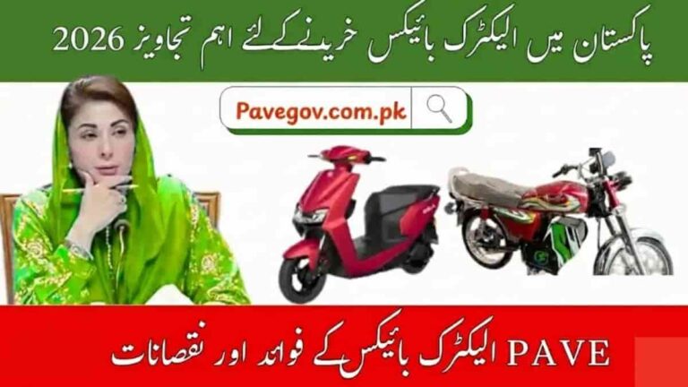 Best Electric Bikes in Pakistan January 2026
