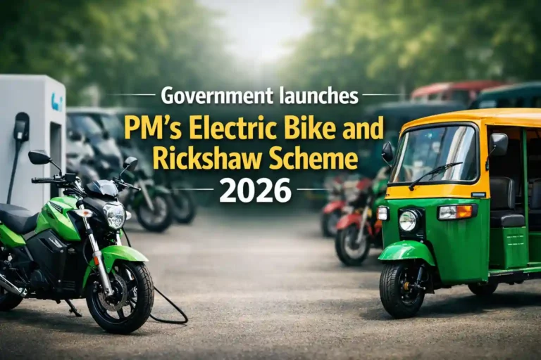 Government launches PM’s Electric Bike and Rickshaw Scheme 2026 6 Government launches PM’s Electric Bike and Rickshaw Scheme 2026