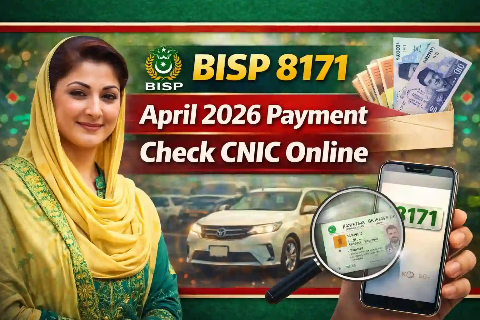 BISP 8171 April 2026 Payment Check CNIC Online