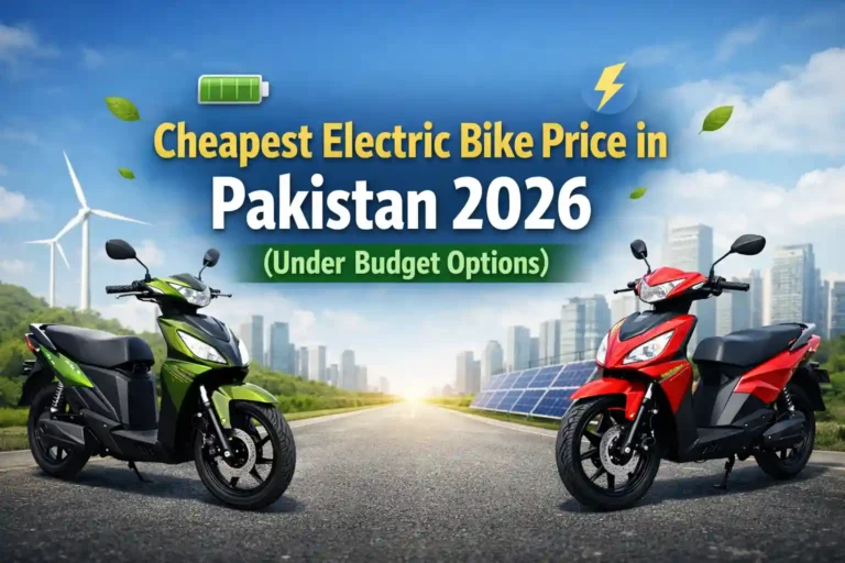 Cheapest Electric Bike Price in Pakistan 2026 (Under Budget Options) 1 Cheapest Electric Bike Price in Pakistan 2026 (Under Budget Options)