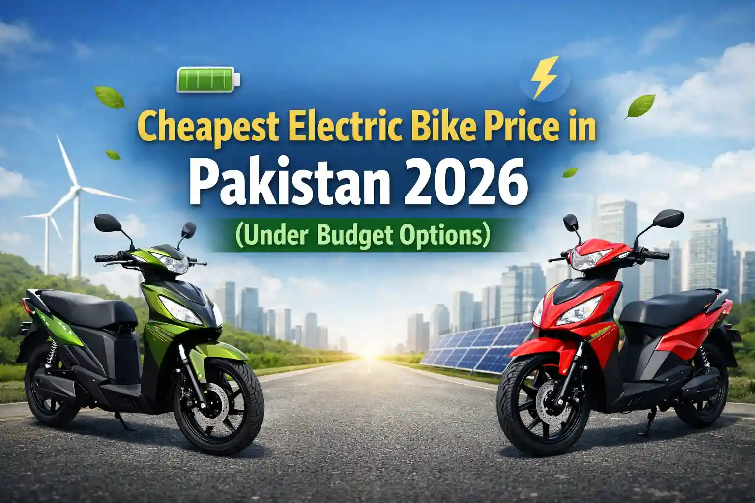 Cheapest Electric Bike Price in Pakistan 2026 (Under Budget Options)