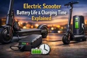 Electric Scooter Battery Life & Charging Time Explained