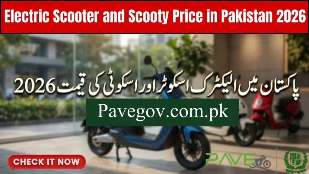 Electric Scooter and Scooty Price in Pakistan 2026