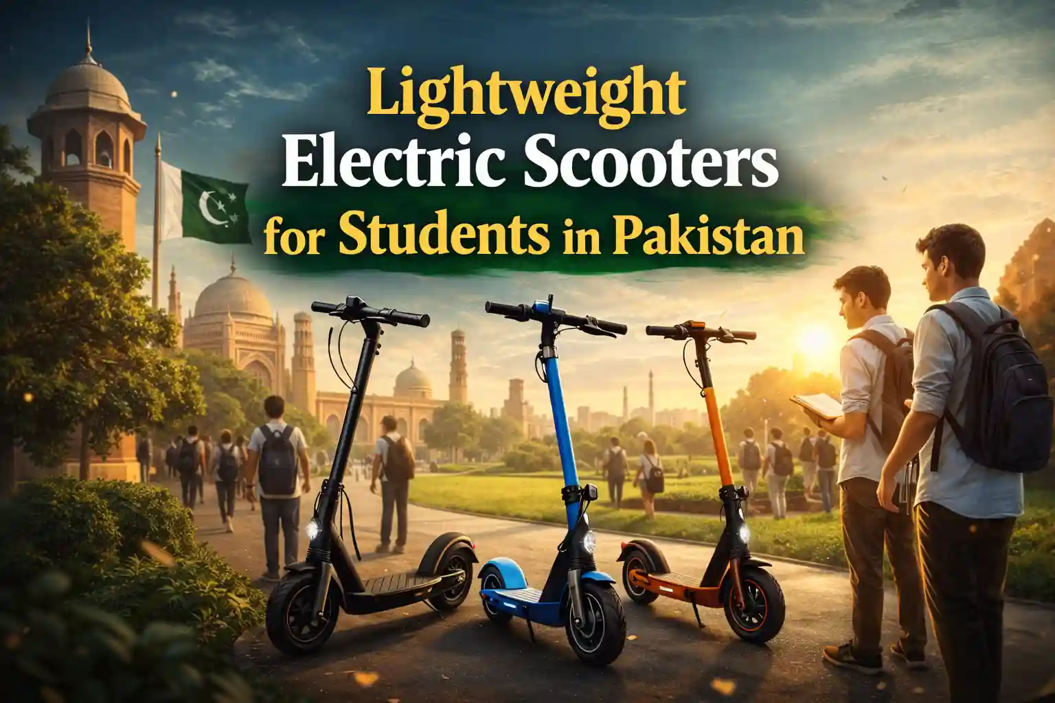 Lightweight Electric Scooters for Students in Pakistan – Affordable, Eco-Friendly & Low Maintenance EV Scooters 2026