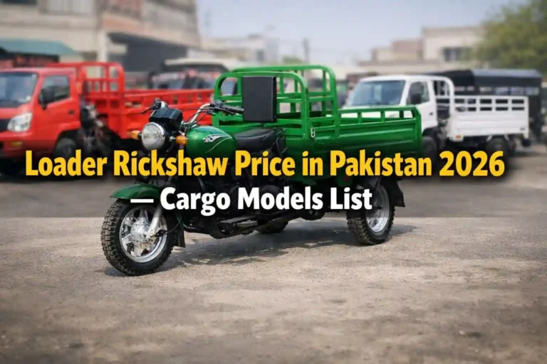 Loader Rickshaw Price in Pakistan 2026 – Cargo Models List
