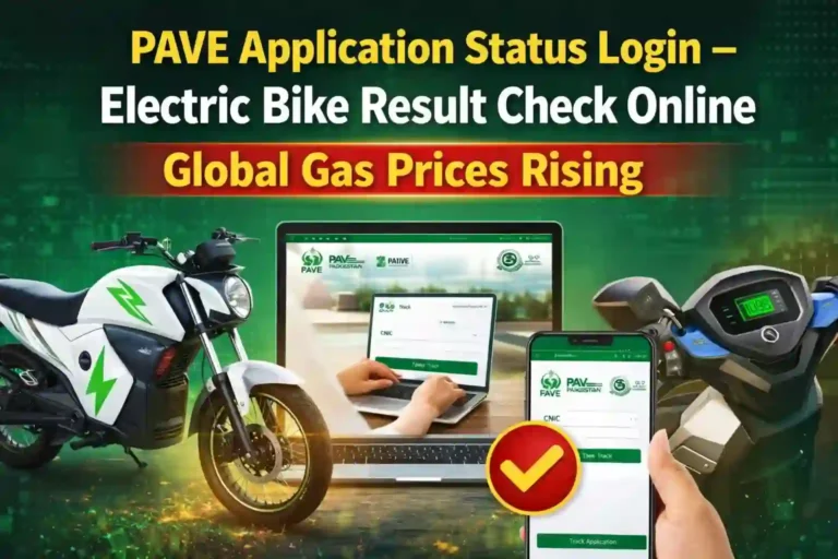 PAVE Application Status Login – Electric Bike Result Check Online