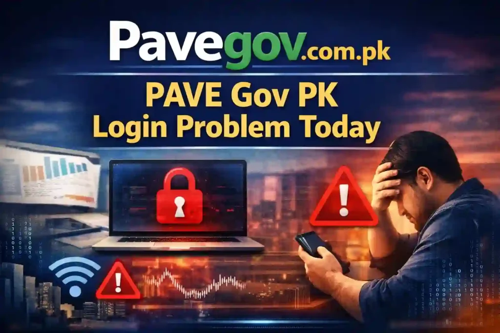 PAVE Gov PK Login Problem Today – Latest Fix & Solution Guide 2026