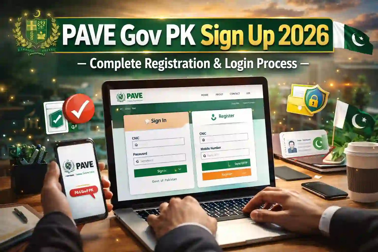 PAVE Gov PK Sign Up 2026 – Complete Registration & Login Process
