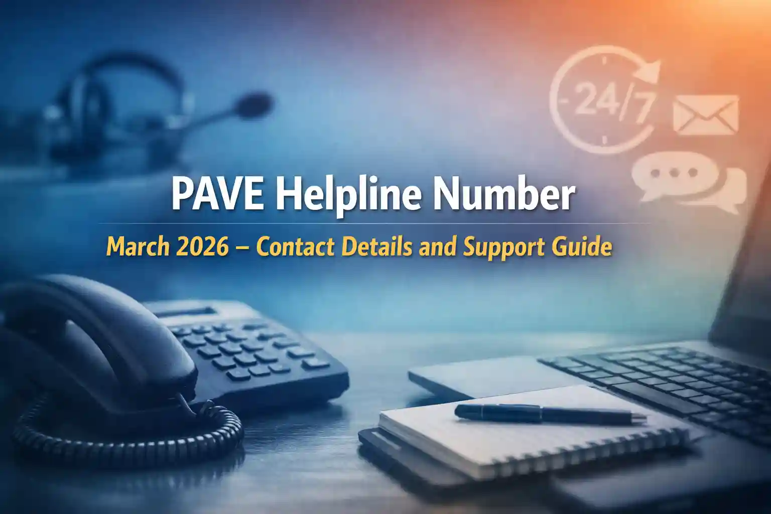 PAVE Helpline Number March 2026