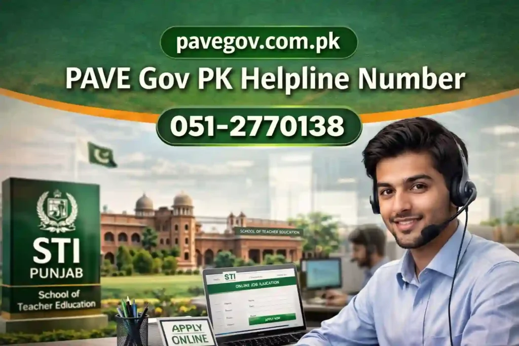 PAVE Gov PK Helpline Number April 2026 – Contact & Support Guide