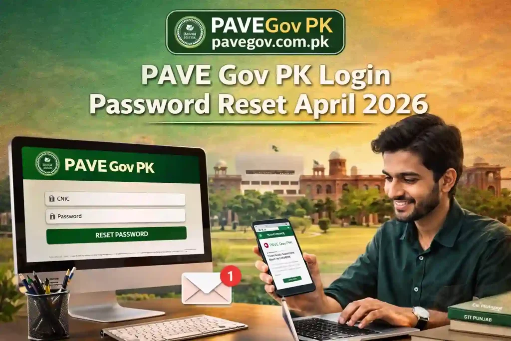 PAVE Gov PK Login Password Reset April 2026