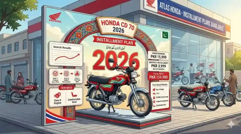 Honda CD 70 Installment Plan 2026