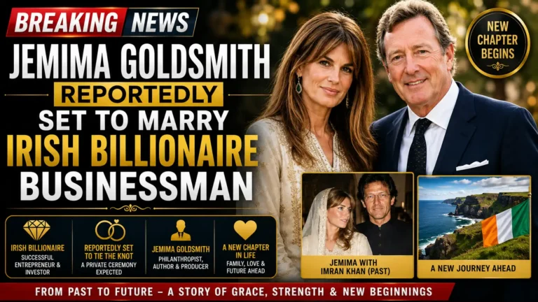 Jemima Goldsmith Reportedly Set to Marry Irish Billionaire Businessman