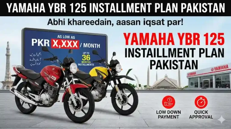 Yamaha YBR 125 Installment Plan Pakistan – Full Details 2026