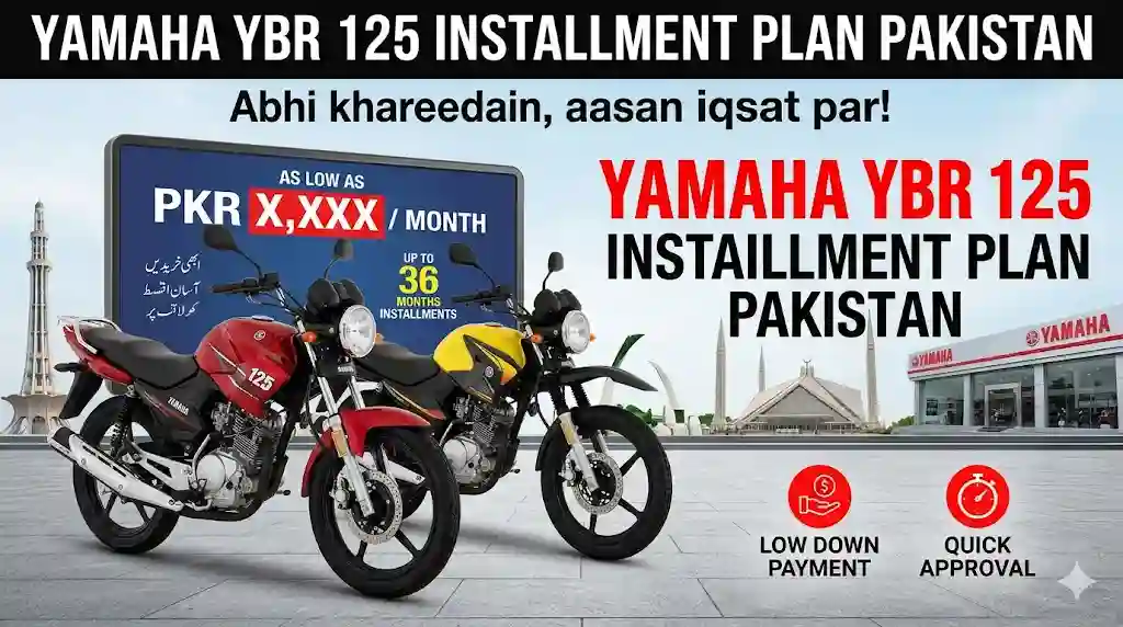 Yamaha YBR 125 Installment Plan Pakistan – Full Details 2026