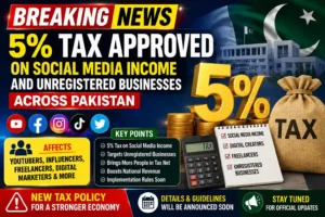 Govt Approves 5% Tax on Income from Unregistered Shops, Businesses and Social Media Earnings 4 Govt Approves 5% Tax on Income from Unregistered Shops, Businesses and Social Media Earnings