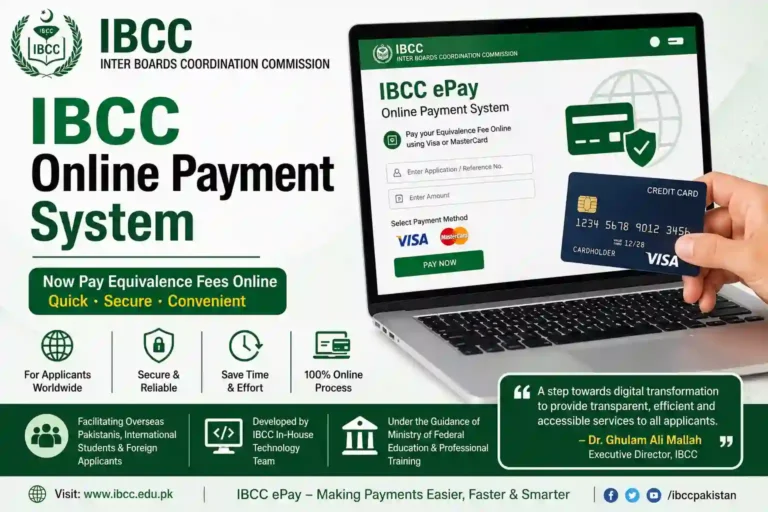 IBCC Launches Online Payment System for Equivalence Services – Applicants Can Now Pay Fees Digitally 1 IBCC Launches Online Payment System for Equivalence Services – Applicants Can Now Pay Fees Digitally