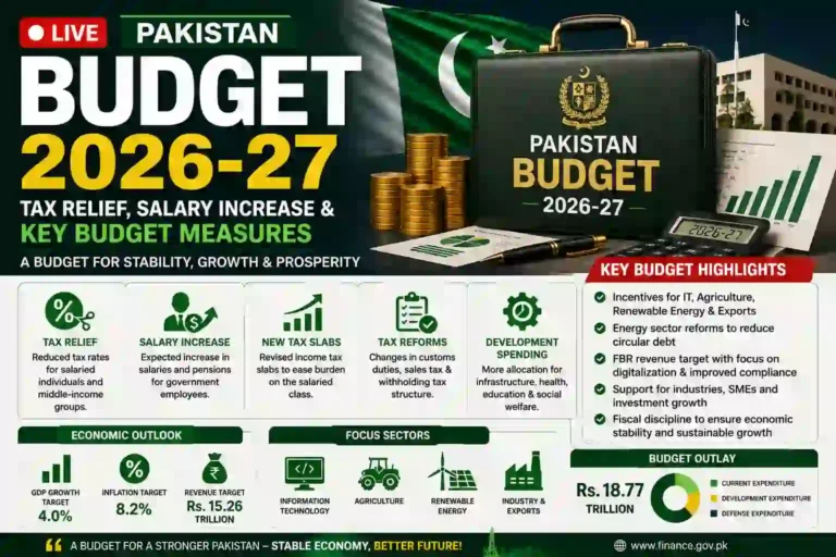 Pakistan Budget 2026-27 Live Tax Relief, Salary Increase & Key Budget Measures