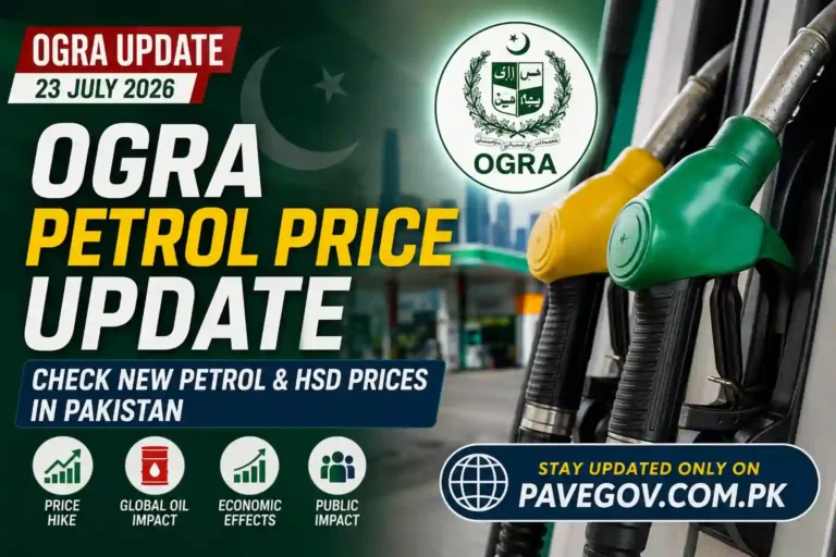 OGRA Petrol Price Update 23 July 2026 – Check New Petrol & HSD Prices in Pakistan 1 OGRA Petrol Price Update 23 July 2026