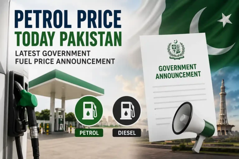 Petrol Price Today Pakistan: Latest Government Fuel Price Announcement 1 Petrol Price Today Pakistan