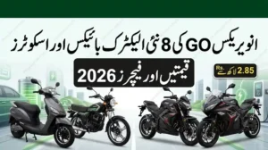 Inverex GO Electric Bikes & Scooters Pakistan 2026 – 8 New Models, Prices & Features