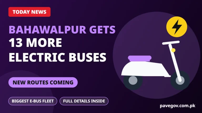 Today News: Bahawalpur Gets 13 More Electric Buses 16 Today News: Bahawalpur Gets 13 More Electric Buses
