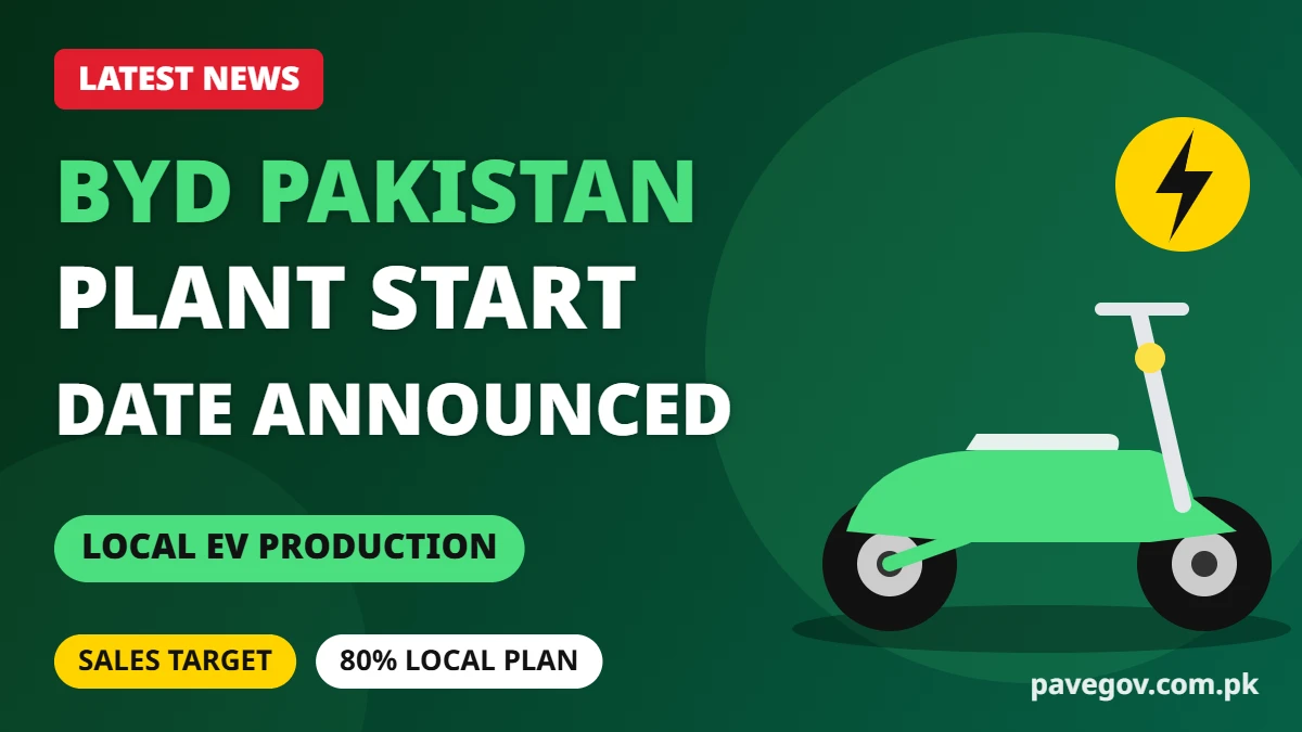 BYD Pakistan plant