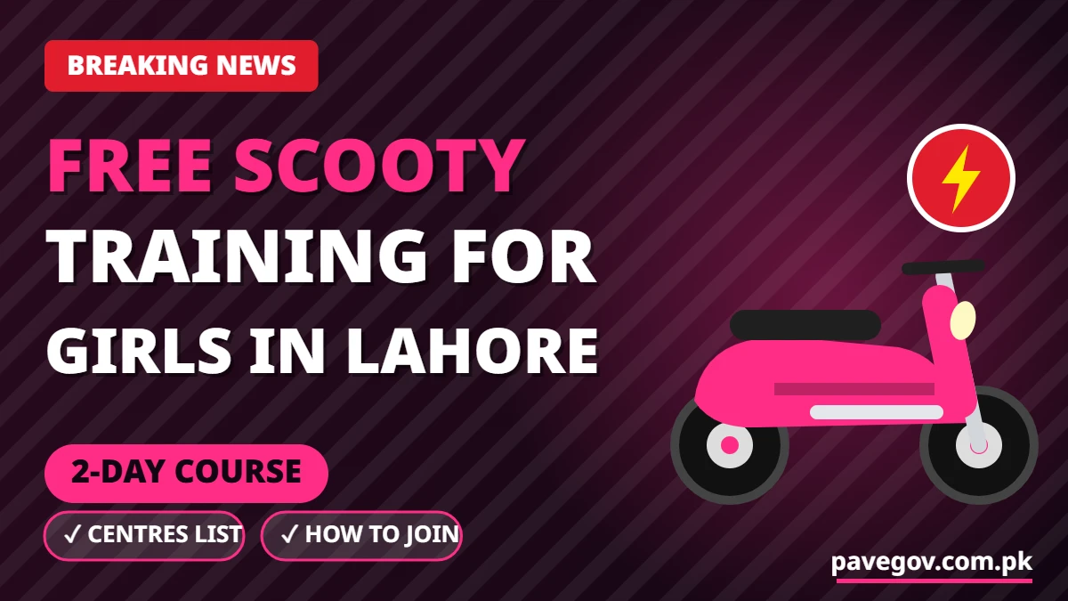Breaking News: Free Scooty Training for Girls Starts in Lahore 5 free scooty training in Lahore