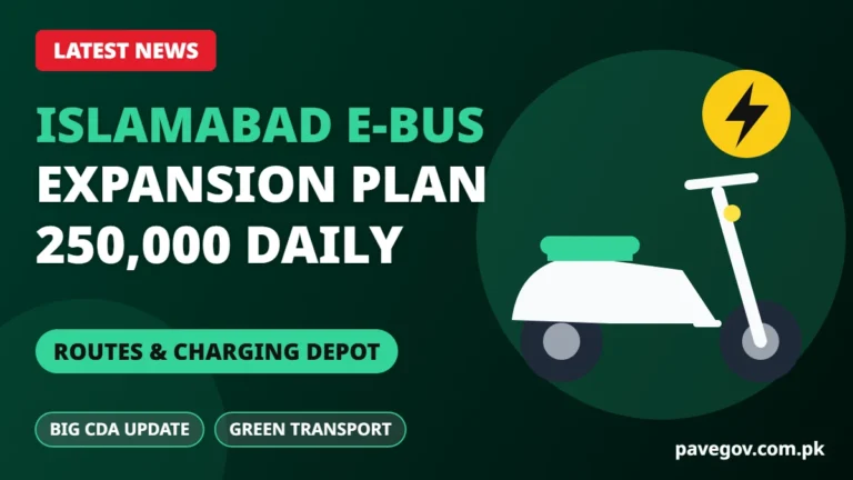 Latest News: Islamabad E-Bus Service to Carry 250,000 Daily